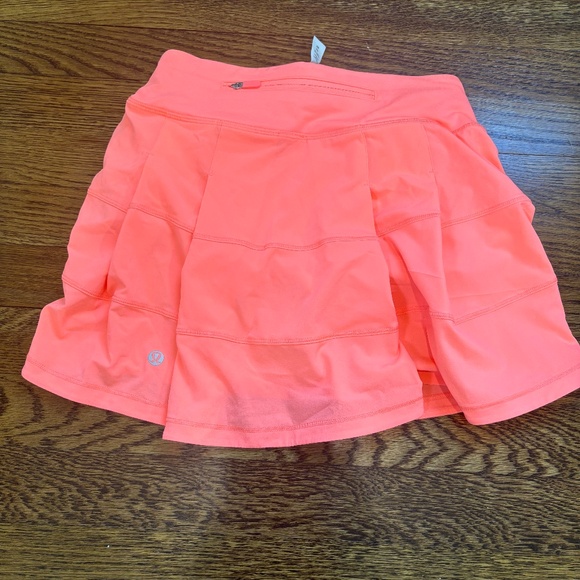 Lululemon Pace Rival Skirt -- SUNSET COLOR -- Sz 0 long NWOT - Picture 2 of 4